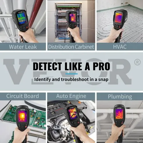 VEVOR Handheld Wärmebildkamera 240×180 IR-Auflösung Infrarotkamera Thermometer 40mK Thermografie Kamera -20-550°C Thermokamera Identifizierung von Wilden Tiere Elektrisch Hotspots Fehlenden Isolierung VEVOR Handheld Wärmebildkamera 240×180 IR-Auflösung Infrarotkamera Thermometer 40mK Thermografie Kamera -20-550°C Thermokamera Identifizierung von Wilden Tiere Elektrisch Hotspots Fehlenden Isolierung