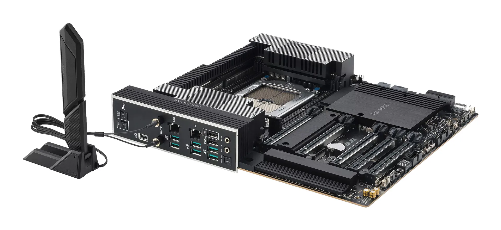 ASUS Pro WS TRX50-SAGE WIFI AMD TRX50 Socket sTR5 SSI CEB – Bild 7