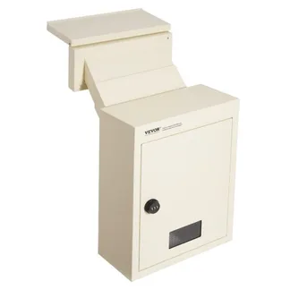 VEVOR Mauerdurchwurf Briefkasten, robuster Einbaubriefkasten aus Stahl für Wände mit einer Dicke von 70 bis 200 mm, Zahlenschloss, 320 x 158 x 430 mm Briefkasten, Beige VEVOR Mauerdurchwurf Briefkasten, robuster Einbaubriefkasten aus Stahl für Wände mit einer Dicke von 70 bis 200 mm, Zahlenschloss, 320 x 158 x 430 mm Briefkasten, Beige
