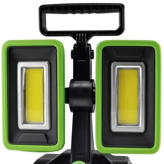 LED Baustrahler mit Akku „BSA-60 duo“ 2x30W, 5600lm, 4500K / neutralweiß LED Baustrahler mit Akku „BSA-60 duo“ 2x30W, 5600lm, 4500K / neutralweiß