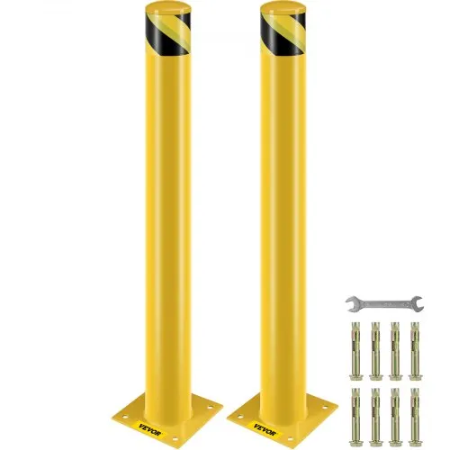 VEVOR 2 Stk. 107 cm Parkplatz-Sicherheitspoller Parkschrankenpfosten, 20 x 20 cm Parkbarriere Parkpfosten, Parkpfosten Verkehrsstraßenröhre Stange, Geeignet für Innen- und Außenbereiche, Parkplätze VEVOR 2 Stk. 107 cm Parkplatz-Sicherheitspoller Parkschrankenpfosten, 20 x 20 cm Parkbarriere Parkpfosten, Parkpfosten Verkehrsstraßenröhre Stange, Geeignet für Innen- und Außenbereiche, Parkplätze