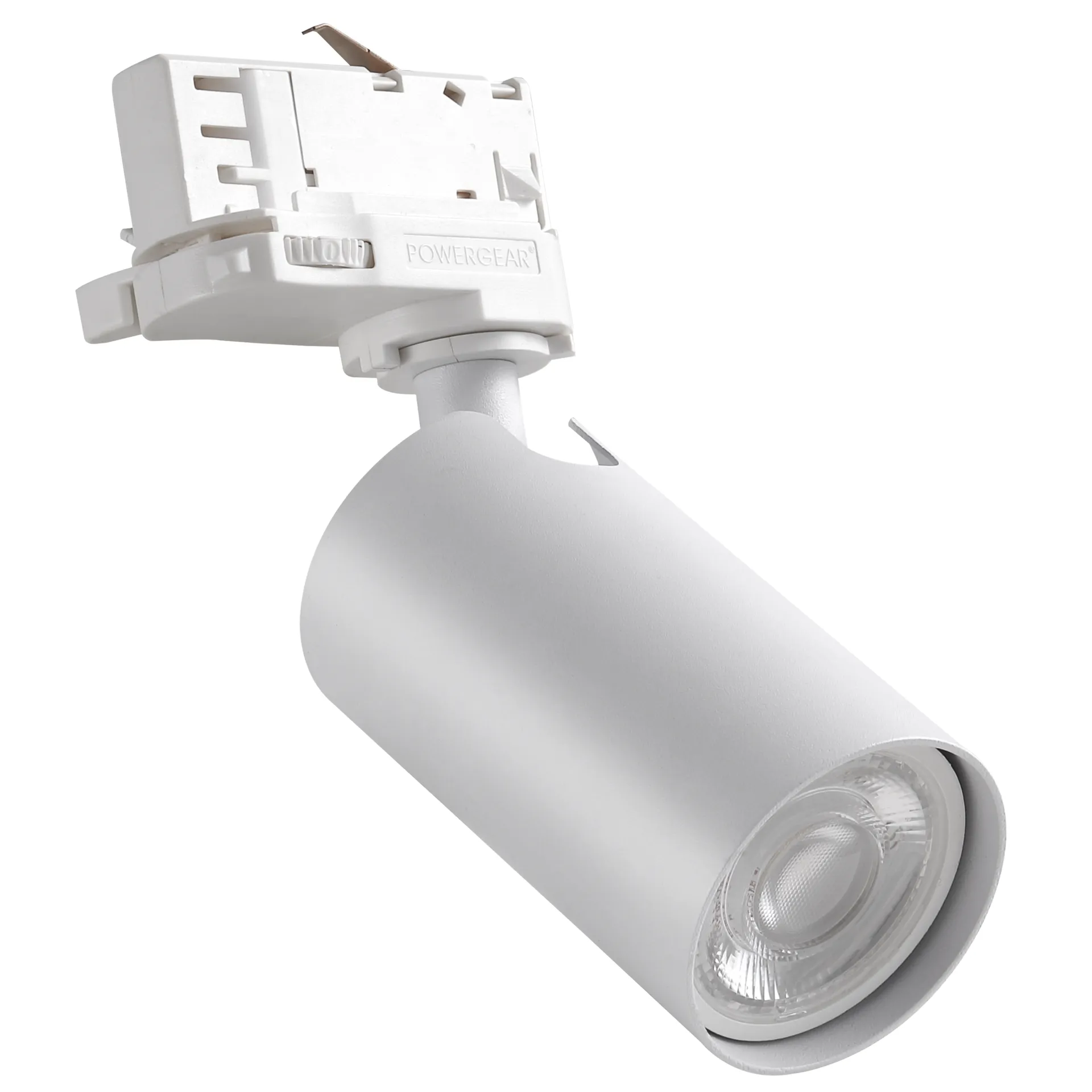 Strahler McShine für Schienensystem ''ST-59'' GU10, ØxL 55x97mm, weiß – Bild 2