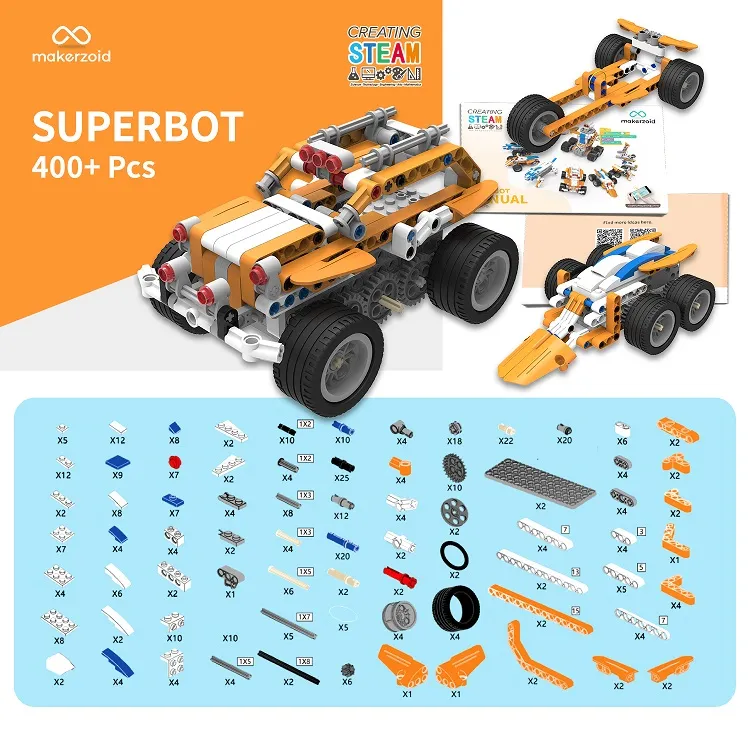 Makerzoid Superbot Building Blocks ab 6 Jahren – Bild 4
