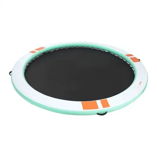 VEVOR Aufblasbares Schwimmdock, φ3,66 m, Schwimmplattform mit Rutschfester Oberfläche, Tragetasche & Abnehmbarer Leiter, Schwimmende Insel, Wasserplattform für Pool, Strand & Meer, Rund – Bild 9