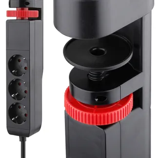 Steckdosenleiste für Tischmontage REV 3-fach, 3m Kabel, USB-A /USB-C Steckdosenleiste für Tischmontage REV 3-fach, 3m Kabel, USB-A /USB-C