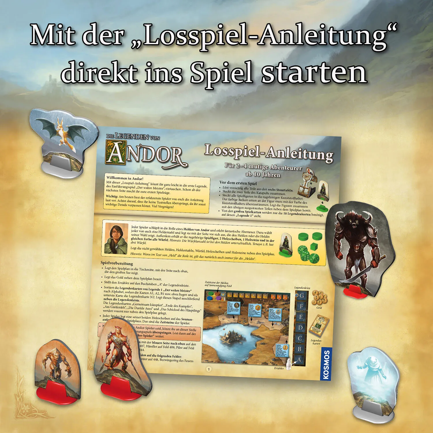Kosmos 47856060 Brettspiel Kartenspiel Krieg – Bild 5