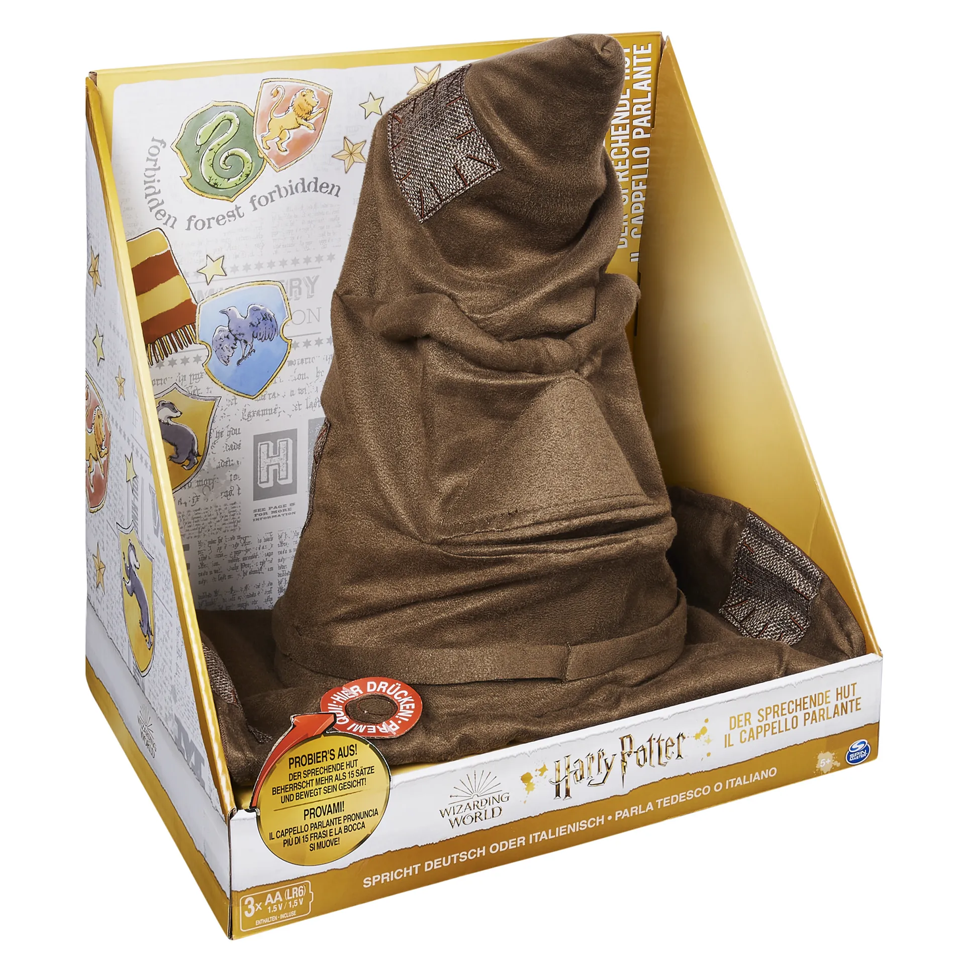 Wizarding World Harry Potter - Interaktiver Sprechender Hut mit Sound – Bild 6