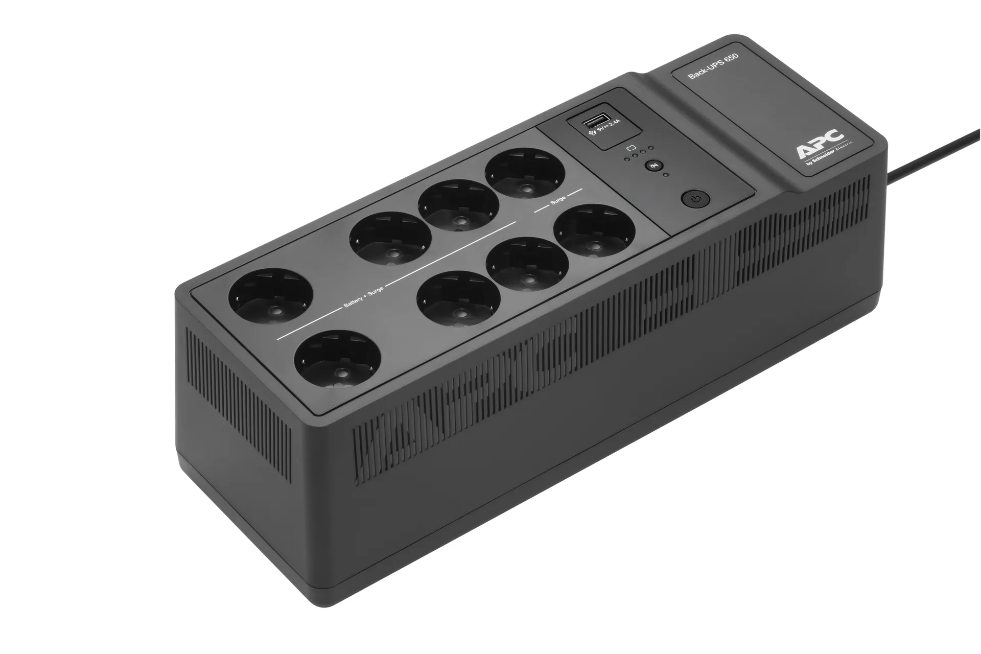 APC Back-UPS BE650G2-GR - USV 8x Schuko, 650VA, 1 USB-Ladegerät, 1 USB-Datenanschluss – Bild 7