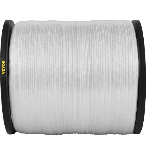 VEVOR 567 kg Polyester-Zugband, 961 m x 12,7 mm flaches Band für Draht- und Kabelrohrarbeiten, variable Funktionen, flaches Seil zum Ziehen/Laden/Verpacken bei jedem Wetter – Bild 10