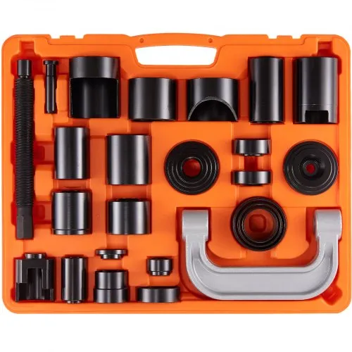 VEVOR 25tlg Traggelenk Kugelgelenk Abzieher Kugelgelenk Ausdrücker Satz, 520 x 430 x 90 mm Universal Kugelgelenk Auspresswerkzeug Set Kohlenstoffstahl Kfz Werkzeug Satz mit Kasten Kugelgelenkabzieher VEVOR 25tlg Traggelenk Kugelgelenk Abzieher Kugelgelenk Ausdrücker Satz, 520 x 430 x 90 mm Universal Kugelgelenk Auspresswerkzeug Set Kohlenstoffstahl Kfz Werkzeug Satz mit Kasten Kugelgelenkabzieher