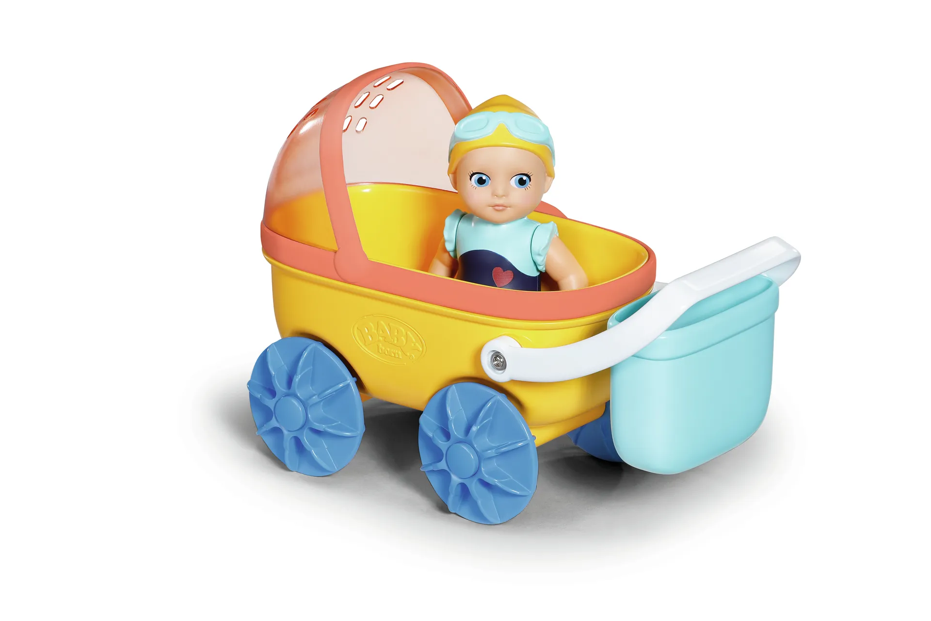 BABY born Splish Splash Pram with Emma Badepuppe Mehrfarbig – Bild 4
