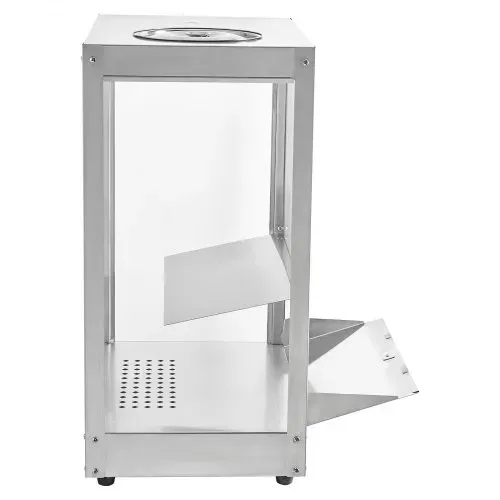 VEVOR Kommerzielle Nacho-Maschine 80 L, Elektrischer Chip-Wärmer 300 W mit Heizplatte & Wärmelampe & Ablenkplatte, Nacho-Chip-Wärmer aus Edelsstahl für Popcorn Kartoffelchips Erdnusschips – Bild 9