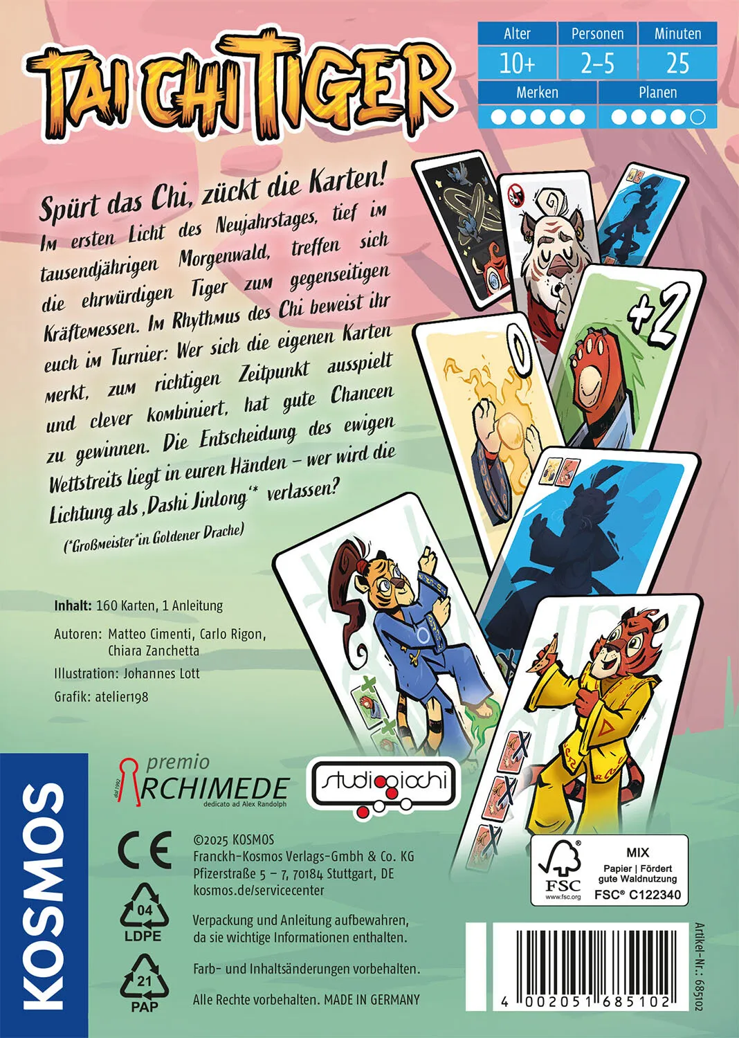 Kosmos 47856037 Brettspiel 25 min Kartenspiel Strategie – Bild 2