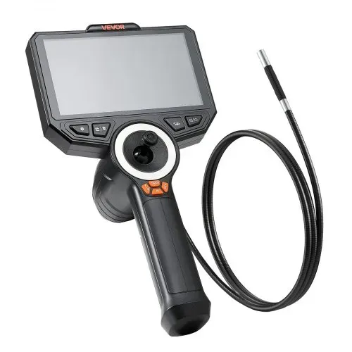 VEVOR Drehbare Endoskopkamera mit Licht, Inspektionskamera mit 360° beweglichem Kopf, IP67 Wasserdichte Rohrkamera mit 6 Zoll Display 1,5 m Kabel 7000 mAh Akku, 6,2 mm Boreskopkamera für Auto Haus – Bild 8