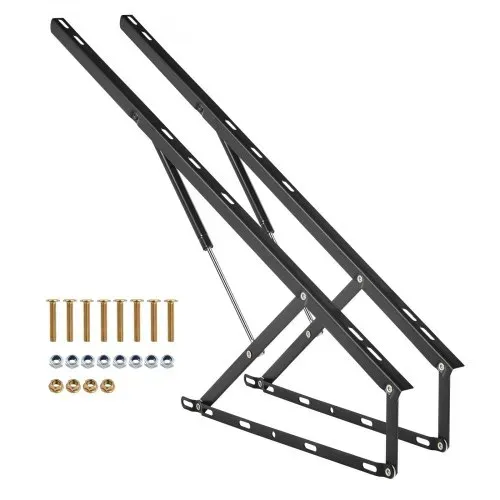 VEVOR Bettlift, 59 x 71 Zoll, kompatible Bettgröße, 154 lbs Tragkraft, DIY-Schrankbett-Mechanik-Hardware-Kit vertikal Deluxe, pneumatischer Hebel, Hochleistungs-Bettstütze, Klappschrankbett für Gästezimmer – Bild 8