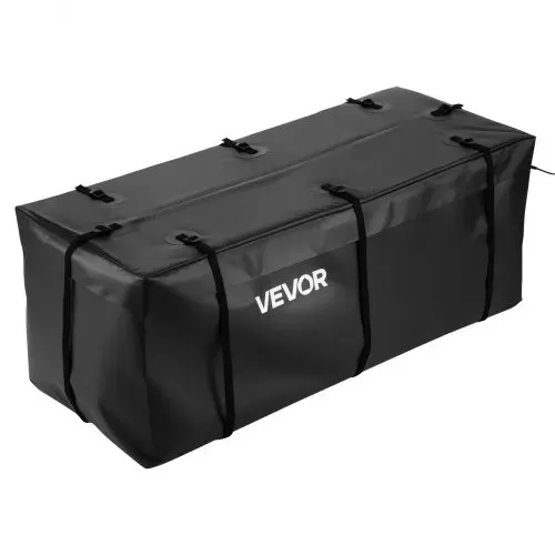 VEVOR Gepäckträgertasche für Anhängerkupplung aus wasserdichtes 840D-PVC (0,453 m³), Gepäcktasche zur Aufbewahrung auf der Ladefläche von Lkws mit verstärkten Gurten für PKW SUVs Vans Schwarz – Bild 9