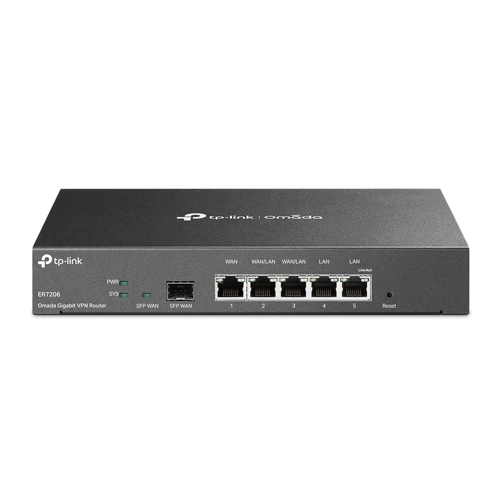 TP-Link – ER7206 – SafeStream Gigabit Multi-WAN VPN Router TP-Link – ER7206 – SafeStream Gigabit Multi-WAN VPN Router