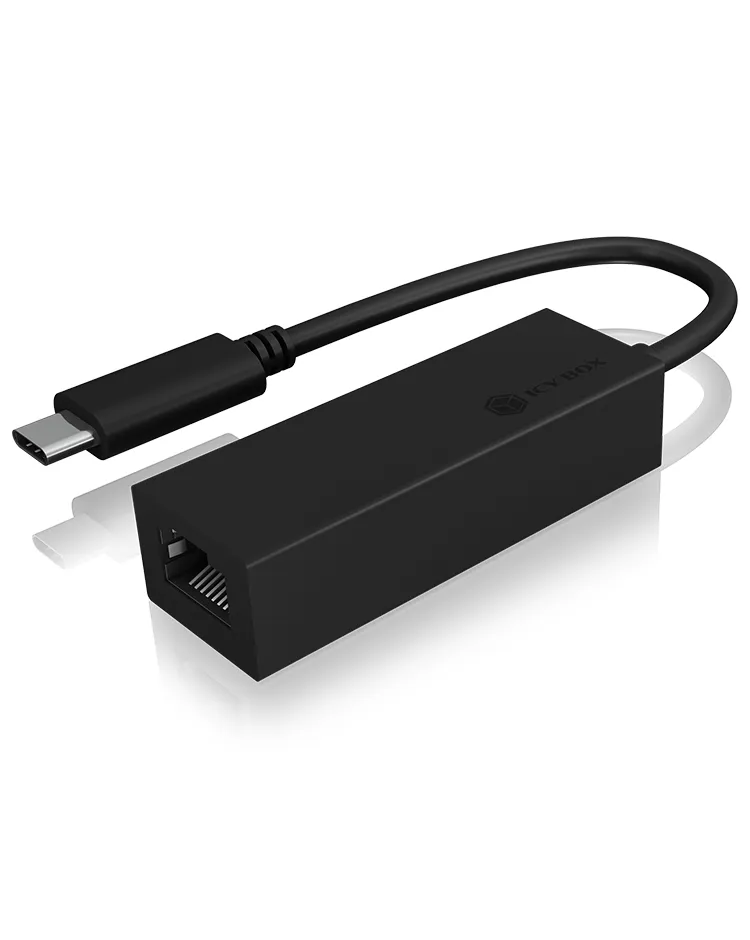 ICY BOX IB-LAN100-C3, USB 3.2 Gen 1 Type-C® zu Gigabit Ethernet LAN Adapter – Bild 2