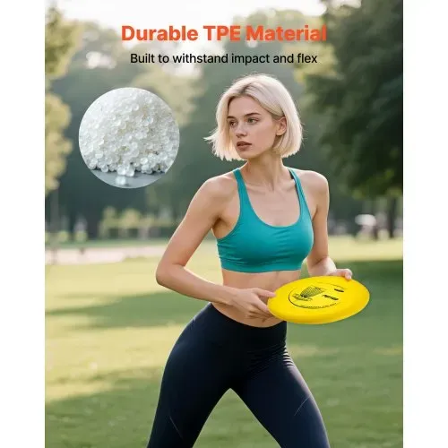 VEVOR Disgolf Set Disc Golf Scheiben (12 + 1) für Anfänger, Starter-Set, mit Putter, Mid-Range, Driver, inklusive Mini-Marker, tragbarer Rucksack, für Garten Rasen Strand und Park im Freien – Bild 2