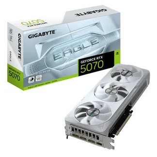 GIGABYTE GeForce RTX 5070 EAGLE OC ICE SFF 12G Grafikkarte – 12GB GDDR7, 192 Bit, PCI-E 5.0, 2587 MHz Core Clock, 3 x DP 2.1a, 1 x HDMI 2.1b, NVIDIA DLSS 4, GV-N5070EAGLEOC ICE-12GD GIGABYTE GeForce RTX 5070 EAGLE OC ICE SFF 12G Grafikkarte – 12GB GDDR7, 192 Bit, PCI-E 5.0, 2587 MHz Core Clock, 3 x DP 2.1a, 1 x HDMI 2.1b, NVIDIA DLSS 4, GV-N5070EAGLEOC ICE-12GD