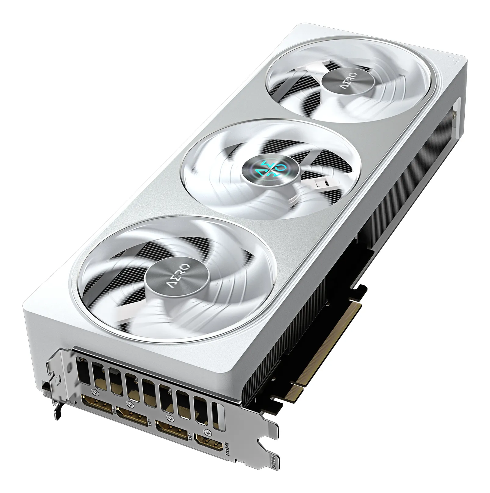 GIGABYTE GeForce RTX 5070 AERO OC 12G Grafikkarte - 12GB GDDR7, 192 Bit, PCI-E 5.0, 2625 MHz Core Clock, 3 x DP 2.1a, 1 x HDMI 2.1b, NVIDIA DLSS 4, GV-N5070AERO OC-12GD – Bild 4