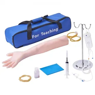 VEVOR Phlebotomie-Übungsset Übungsarm Blutabnahme, Intravenöses Trainingsset für Venenpunktion, Hochsimuliertes IV-Übungsarm-Set mit Tragetasche, IV-Fähigkeiten, für Studenten, Krankenschwestern VEVOR Phlebotomie-Übungsset Übungsarm Blutabnahme, Intravenöses Trainingsset für Venenpunktion, Hochsimuliertes IV-Übungsarm-Set mit Tragetasche, IV-Fähigkeiten, für Studenten, Krankenschwestern