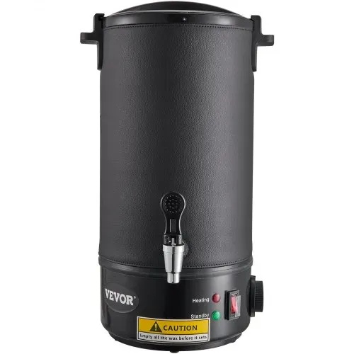 VEVOR Kerzenherstellung Kit Kommerzieller Elektrischer Wachsschmelzer 10 L, 1100 W Wachsschmelzgerät Kerzenherstellungsmaschine, DIY Kerzen Selber Machen Set inkl. Dochte, Kerzengießtopf, Löffel – Bild 9