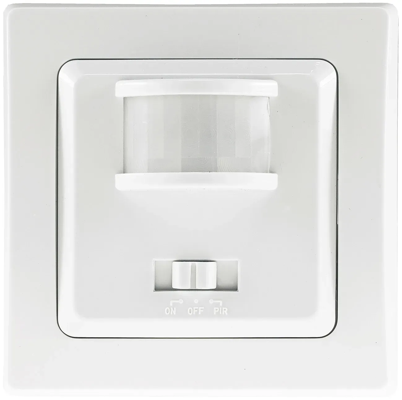 DELPHI Bewegungsmelder 160°, weiß LED geeignet, 250V~, Unterputz, 3-Draht DELPHI Bewegungsmelder 160°, weiß LED geeignet, 250V~, Unterputz, 3-Draht