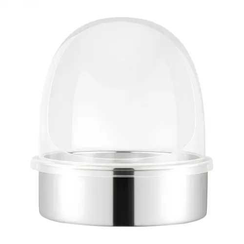 VEVOR Zuckerwattemaschinen-Abdeckung, transparente Acrylkuppel, Blasenabdeckung kompatibel mit 15 Zoll Zuckerwattemaschinen-Schüssel für Partys Geschäfte Bodenrillen-Design – Bild 9