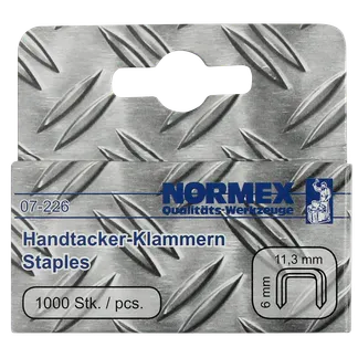 Klammern für Handtacker, 11,3x6mm Klammern für Handtacker, 11,3x6mm