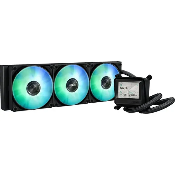 ASUS MAX GAMING LC 360 ARGB LCD Prozessor All-in-One-Flüssigkeitskühler 12 cm Schwarz ASUS MAX GAMING LC 360 ARGB LCD Prozessor All-in-One-Flüssigkeitskühler 12 cm Schwarz