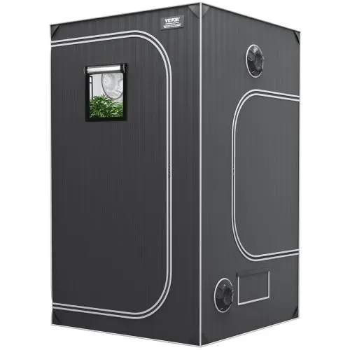 VEVOR Grow-Zelt, 122 x 122 x 203 cm, Indoor-Growzelt, hydroponische Fenstertür-Ablage – Bild 10
