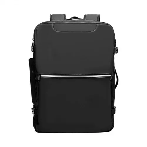 VEVOR Vakuum-Reiserucksack, 80 L, erweiterbarer Vakuum-Kompressions-Reiserucksack mit Pumpe, mit TSA-zugelassenem Schloss, USB-Ladeanschluss, wasserabweisendes Handgepäck, für Business, Schwarz – Bild 9