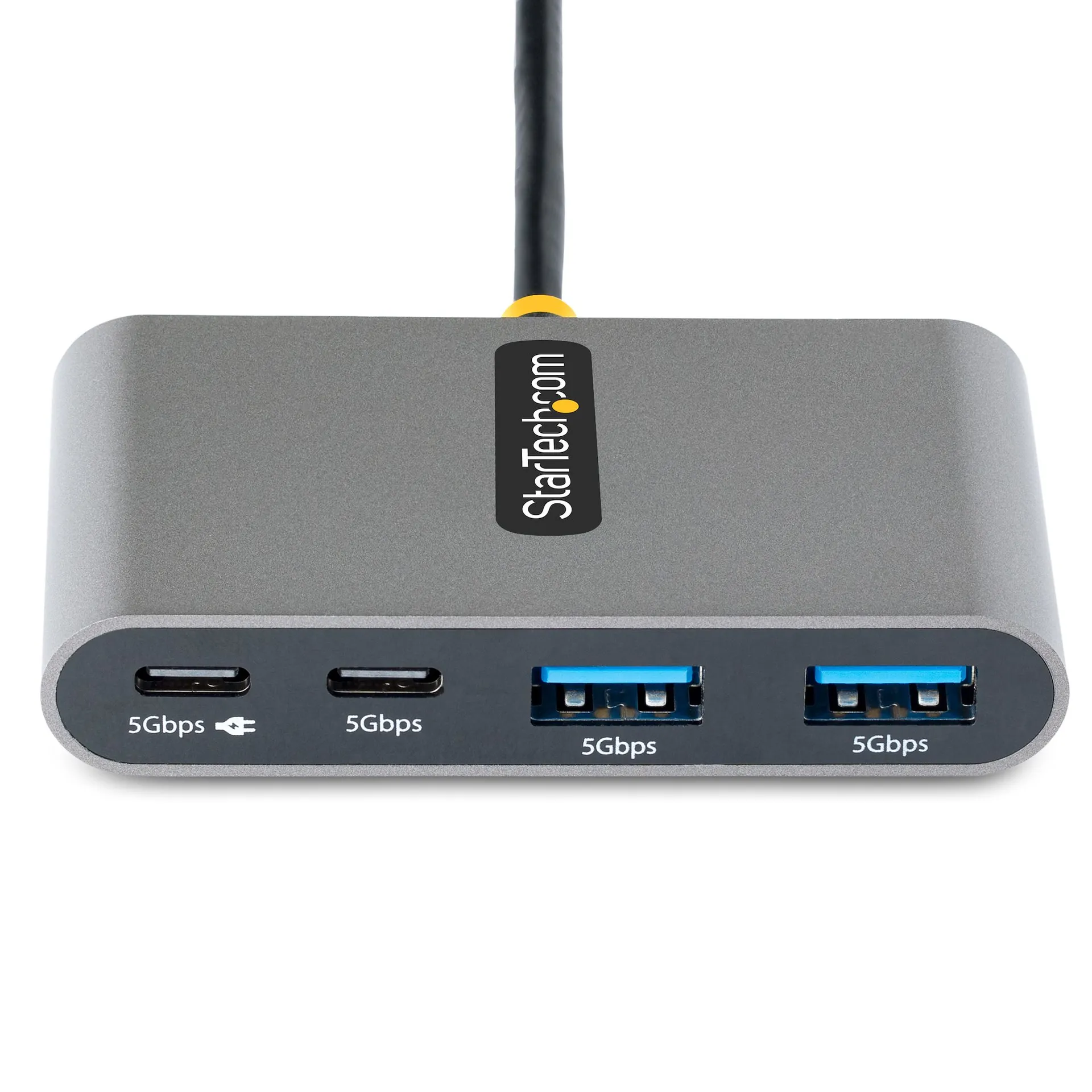 StarTech.com 4-Port USB-C Hub mit Power Delivery Pass-Through - 2x USB-A + 2x USB-C - 5 Gbit/s - 30cm Kabel - Tragbarer USB-C Mini Hub - USB 3.0 - USB-C Splitter/Verteiler – Bild 3