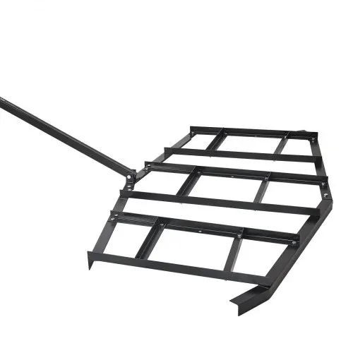 VEVOR Schleppegge, 2150x2120x110mm, Wiesenschleppe zum Hinterherziehen, Q235 Stahl-Einfahrtsplaniergerät mit verstellbaren Stangen & Bolzenkupplung, Traktor-Einfahrtsegge für Geländefahrzeuge, UTVs – Bild 8