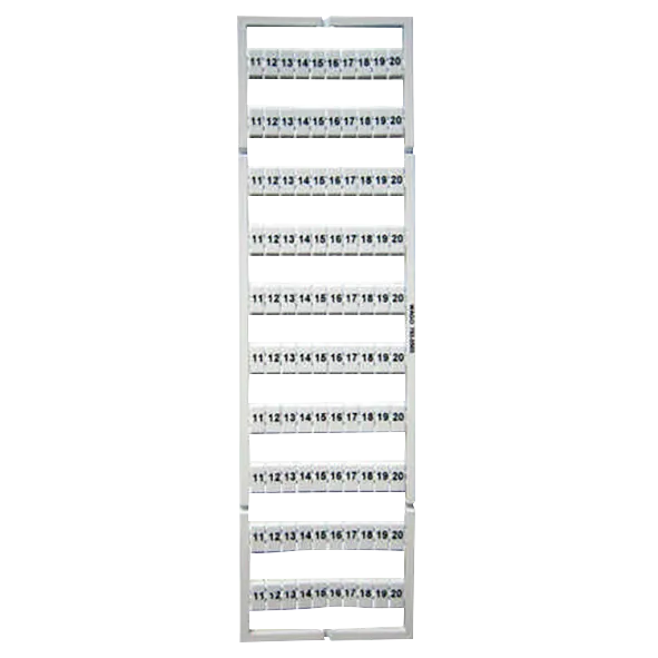 WMB-Beschriftungskarte WAGO, als Karte, nicht dehnbar, aufrastbar, bedruckt WMB-Beschriftungskarte WAGO, als Karte, nicht dehnbar, aufrastbar, bedruckt