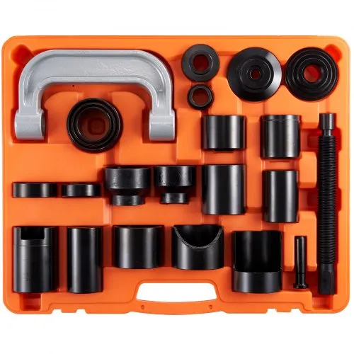 VEVOR 23tlg Traggelenk Kugelgelenk Abzieher Kugelgelenk Ausdrücker Satz, 520 x 430 x 90 mm Universal Kugelgelenk Auspresswerkzeug Set Kohlenstoffstahl Kfz Werkzeug Satz mit Kasten Kugelgelenkabzieher VEVOR 23tlg Traggelenk Kugelgelenk Abzieher Kugelgelenk Ausdrücker Satz, 520 x 430 x 90 mm Universal Kugelgelenk Auspresswerkzeug Set Kohlenstoffstahl Kfz Werkzeug Satz mit Kasten Kugelgelenkabzieher