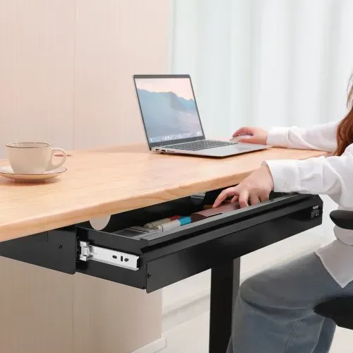 VEVOR Untertisch Schublade 740x235x107mm, Unterbau Schreibtisch, versteckter Schreibtisch-Aufbewahrungs-Organizer, Bleistiftschublade unter dem Tisch für Sitz-Steh-Arbeitsplätze im Büro & zu Hause – Bild 7