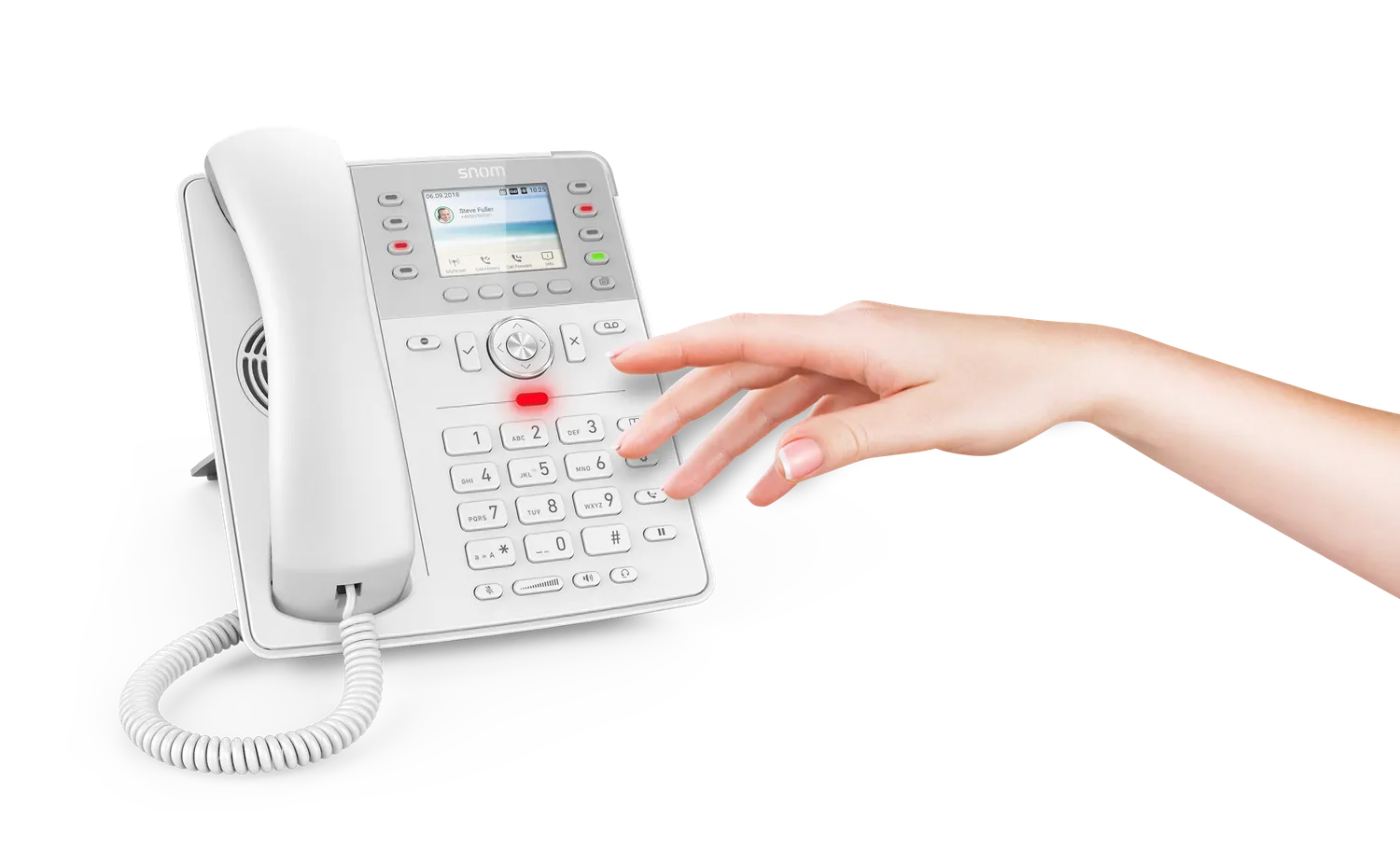 SNOM D735 VOIP Telefon (SIP), Gigabit, Weiss SNOM D735 VOIP Telefon (SIP), Gigabit, Weiss