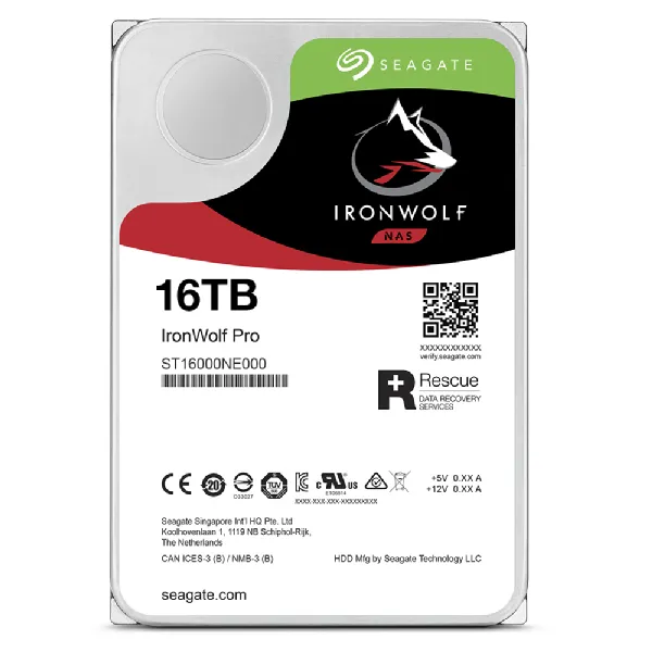 Seagate IronWolf Pro ST16000NT001 Interne Festplatte 16 TB 7200 RPM 256 MB 3.5" Serial ATA III – Bild 4