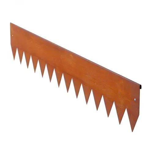VEVOR Rasenkante, 6er-Pack, 1016x152 mm, Cortenstahl Beeteinfassung mit 8 Verbindungsplatten, Biegsame Beetbegrenzung, Rasenbleche, Mähkante Metall Gartenpalisade für Blumenbeete, Gartenwege – Bild 8