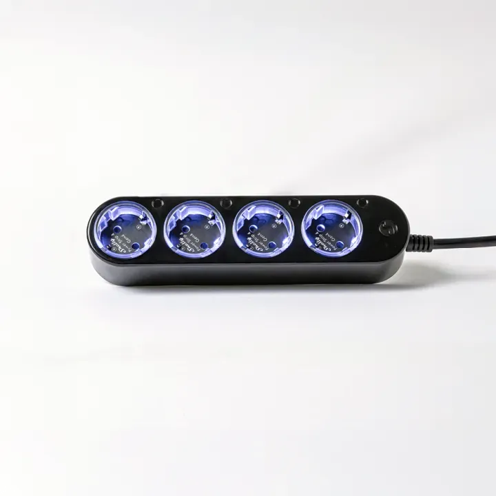 Shelly · Plug & Play "Power Strip 4 Gen4" · Smarte Steckdosenleiste · 4x 12A · Messfunktion · WLAN · Zigbee · Matter · BT · schwarz – Bild 4