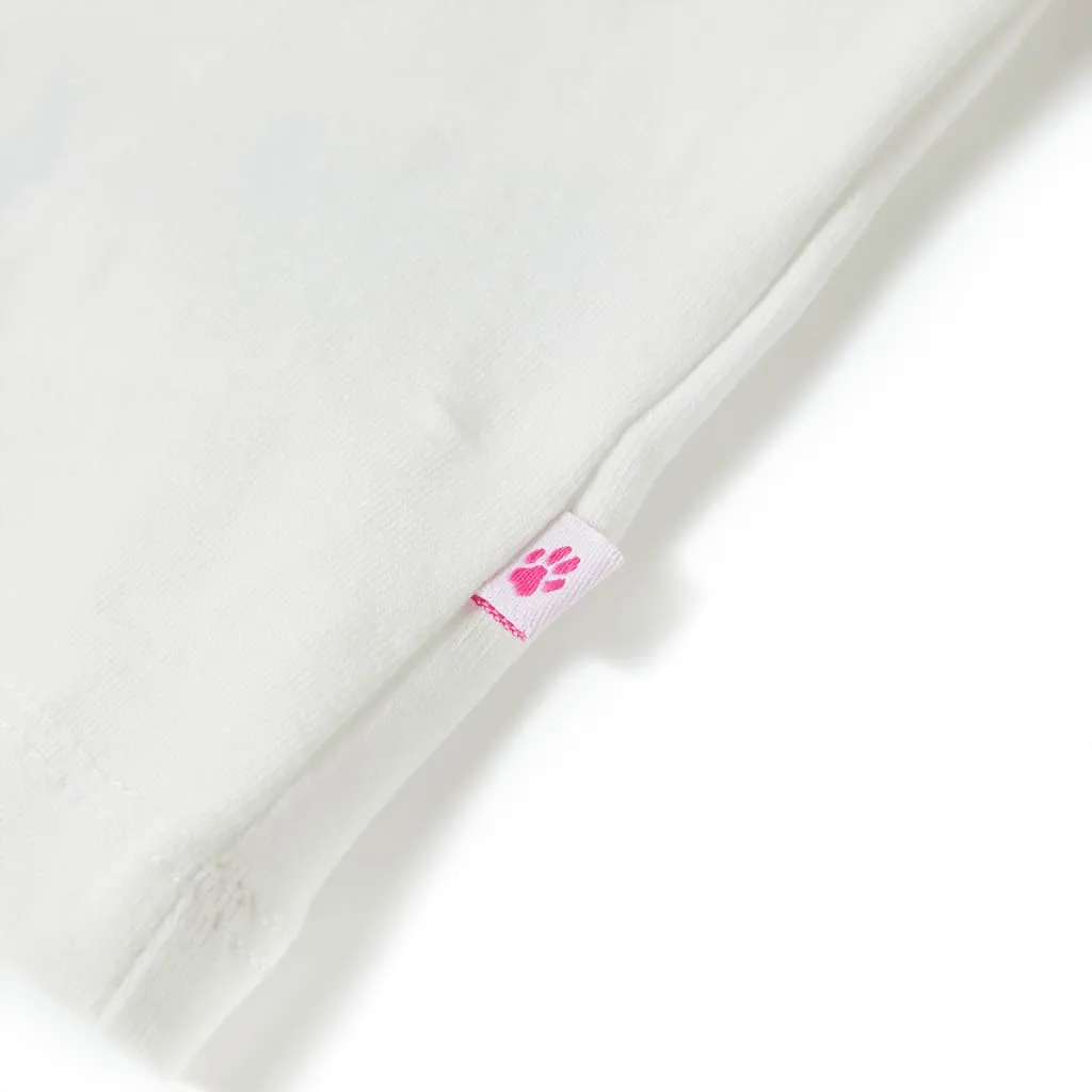 vidaXL Kinder-T-Shirt Ecru 92 – Bild 5