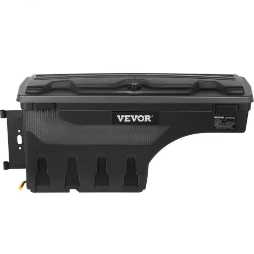 VEVOR LKW-Bett Staukasten, Abschließbarer Deckel, Wasserdichter ABS-Radkasten Werkzeugkasten 20 L mit Passwort-Vorhängeschloss, kompatibel mit Dodge Ram 1500 2019-2021, Fahrerseite, Schwarz – Bild 8