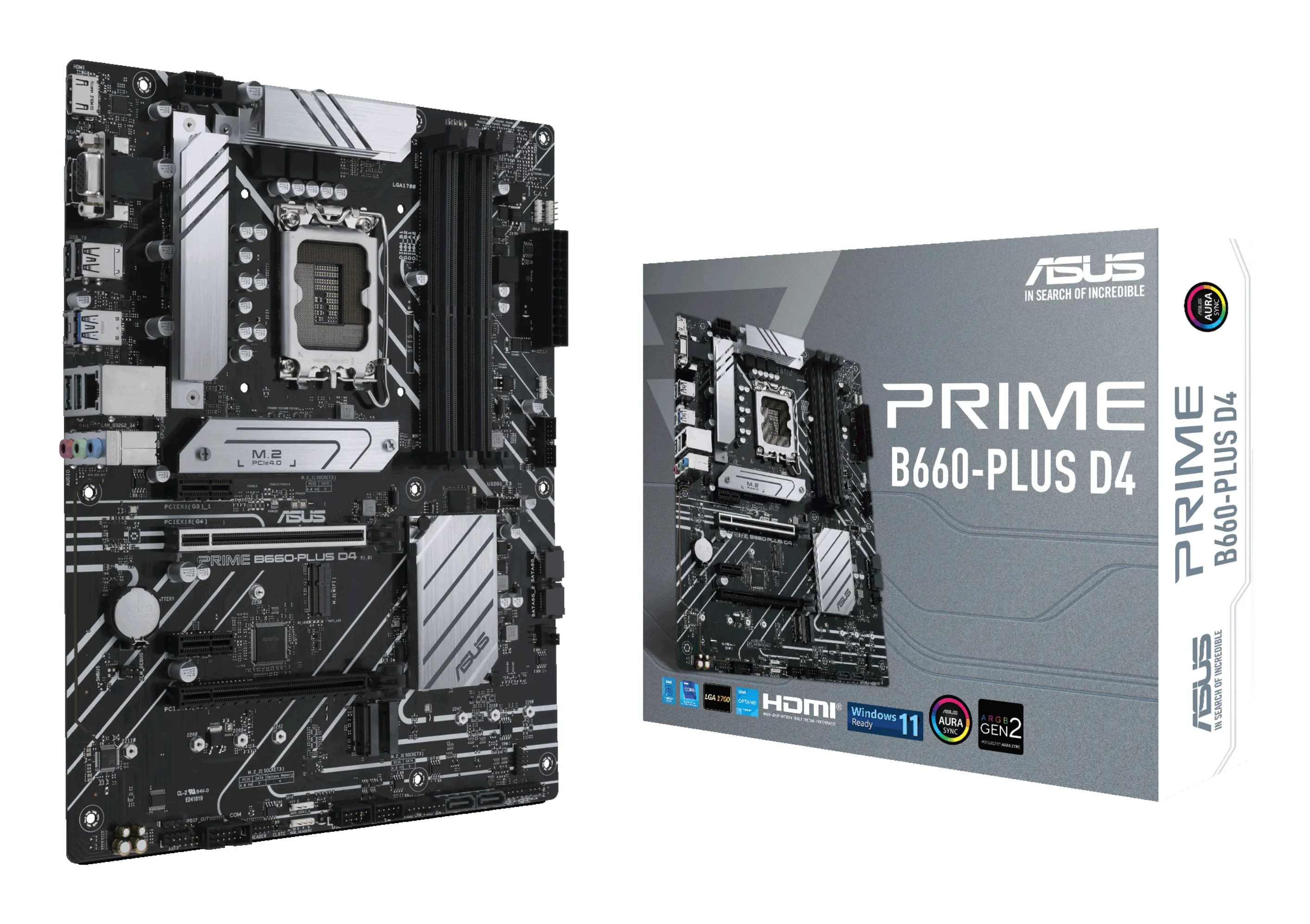 ASUS PRIME B660-PLUS D4 Intel B660 LGA 1700 ATX ASUS PRIME B660-PLUS D4 Intel B660 LGA 1700 ATX