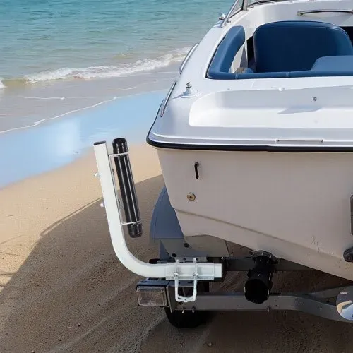 VEVOR Bootsanhängerführung 47 cm / 52 cm (Installationshöhe) mit Rollenführung, 0-8 cm Einstellbare Anhängerführung aus Verstärktem Hochbelastbarem Stahl, für Boote (V-Rumpf/Klein/Mittelgroß) – Bild 7