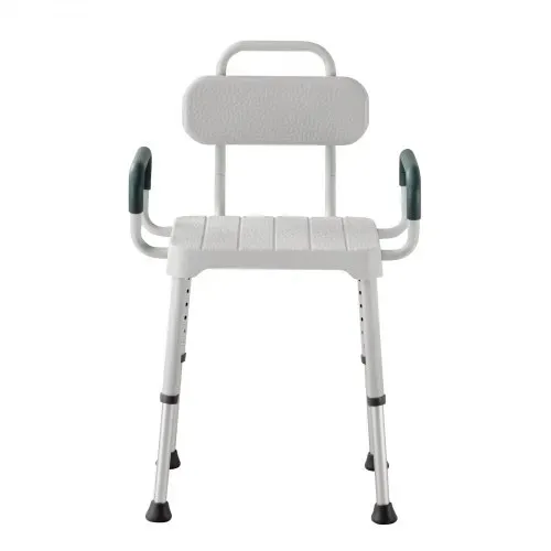 VEVOR Duschstuhl 181,4 kg, 6-stufig Höhenverstellbarer Duschsitz mit Armlehnen, Rahmen aus Aluminiumlegierung, für Dusche oder Badewanne, Geeignet für Senioren, Menschen mit Behinderung und Verletzte – Bild 9