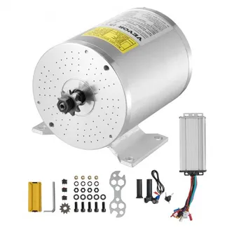 VEVOR 2000 W elektrischer bürstenloser Gleichstrommotor-Bausatz – 48 V 4300 U/min Elektromotor mit verbessertem Drehzahlregler und Gasgriff-Bausatz für Go Karts E-Bike Motorrad Roller DIY VEVOR 2000 W elektrischer bürstenloser Gleichstrommotor-Bausatz – 48 V 4300 U/min Elektromotor mit verbessertem Drehzahlregler und Gasgriff-Bausatz für Go Karts E-Bike Motorrad Roller DIY