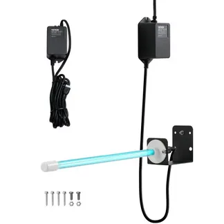 VEVOR HVAC-Luftreiniger, 18 W 254nm, UV-UVC-Licht-Spulenreiniger mit Magnet im Kanal für AC-Kanäle (Klimaanlagen), Luftwäscher mit 1 Ersatzbirne, HVAC-UV-Lampen, Air-Purifier für Klimaanlagen VEVOR HVAC-Luftreiniger, 18 W 254nm, UV-UVC-Licht-Spulenreiniger mit Magnet im Kanal für AC-Kanäle (Klimaanlagen), Luftwäscher mit 1 Ersatzbirne, HVAC-UV-Lampen, Air-Purifier für Klimaanlagen