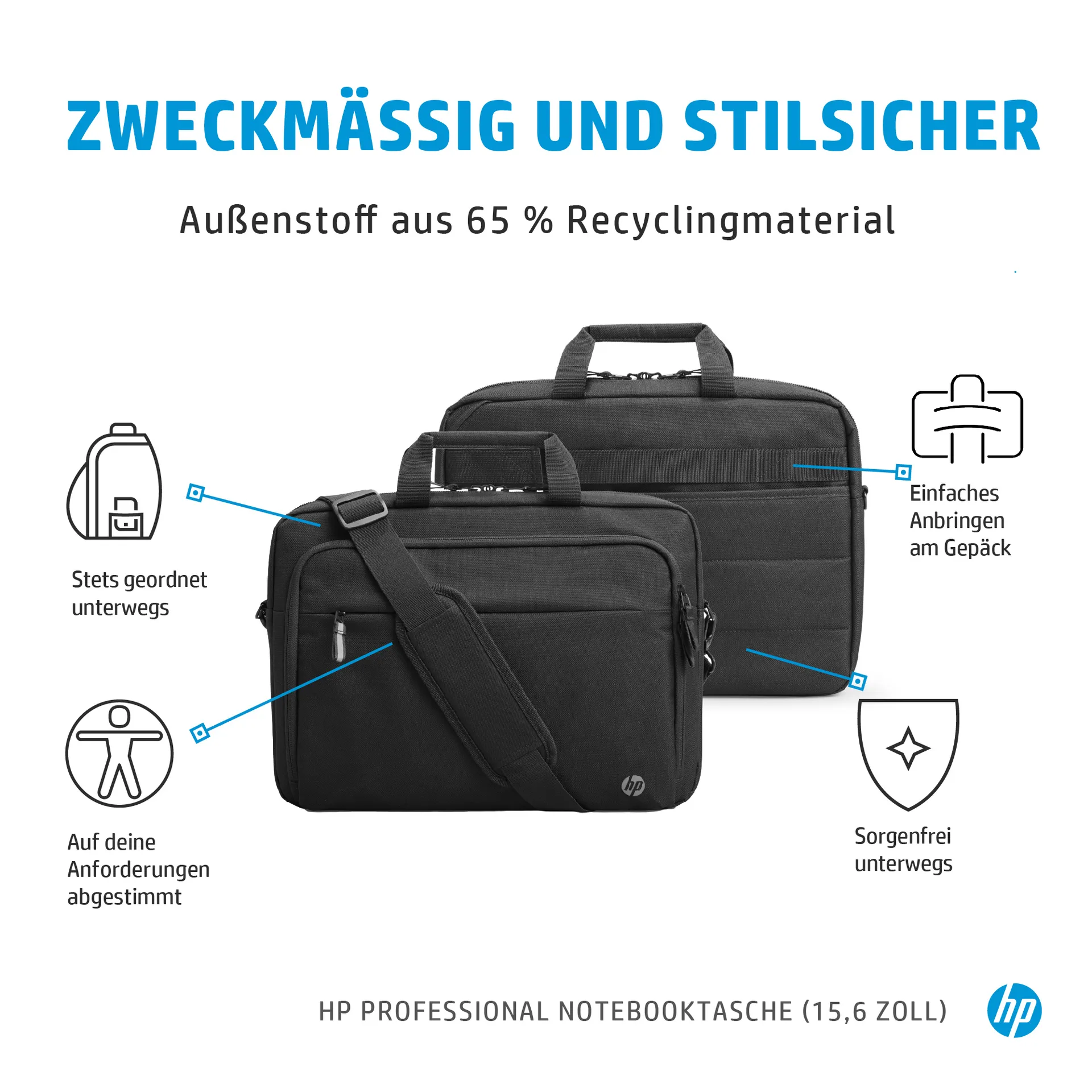 HP Professional 15.6-inch Laptop Bag – Bild 5